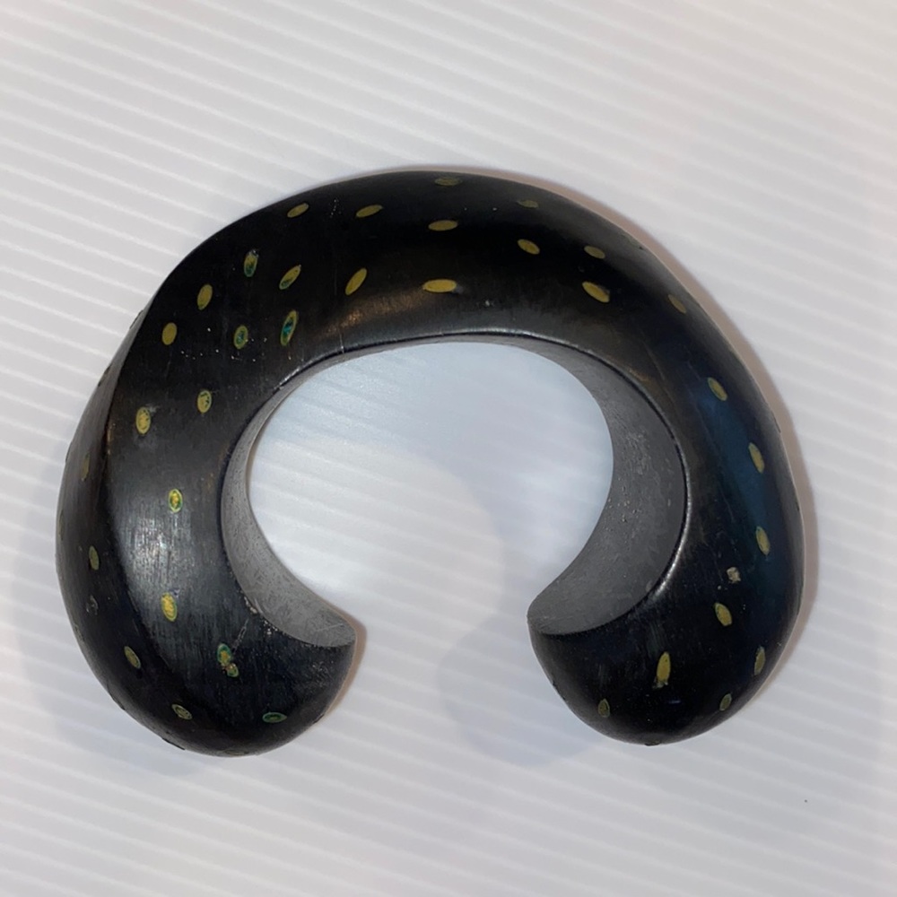 Patricia Von Musulin Modernist Wood Cuff Bracelet